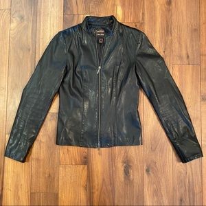 Danier Black Leather Jacket